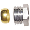 Brass Cap Fitting with Ring (a. 0341)